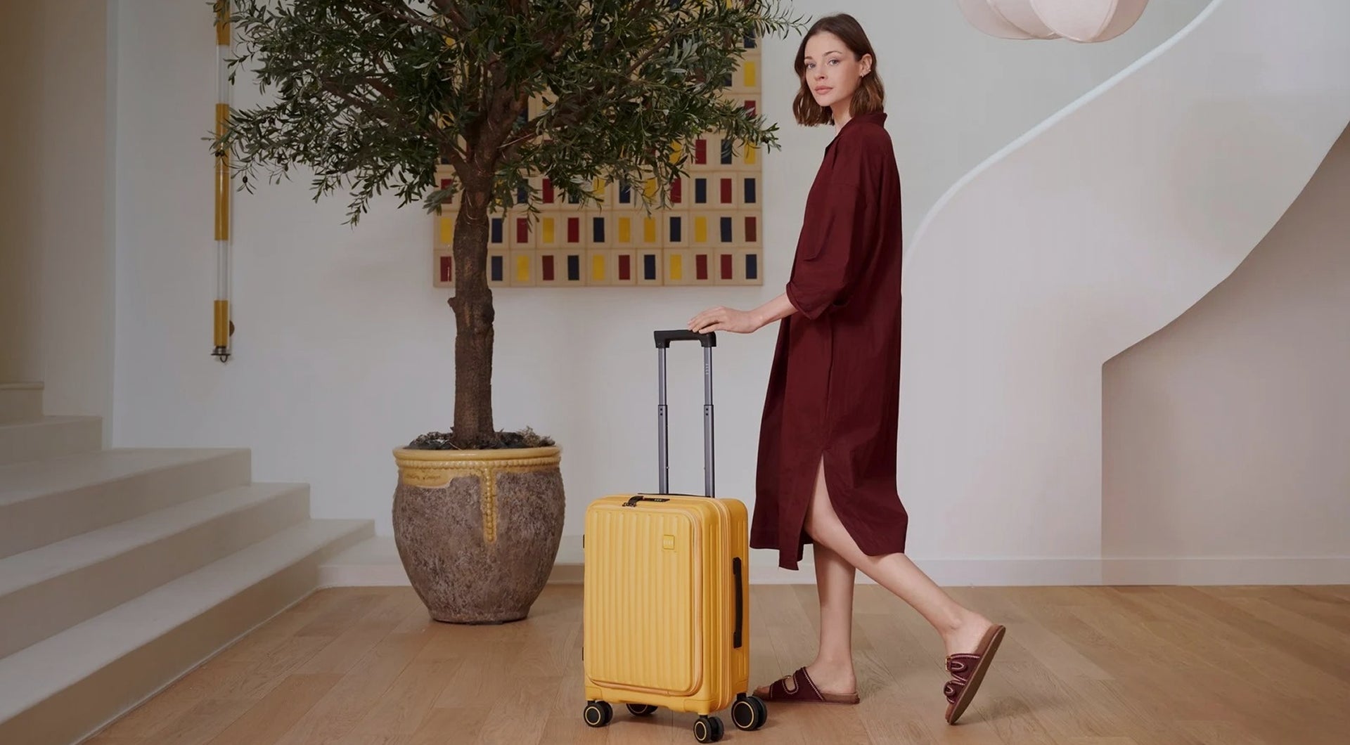 ELLE Travel Front Opening Luggage